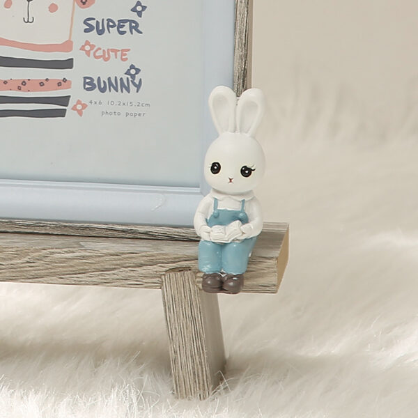 Bunny Decor Photo Frame (Cute Wooden Stand Frame) - Image 5