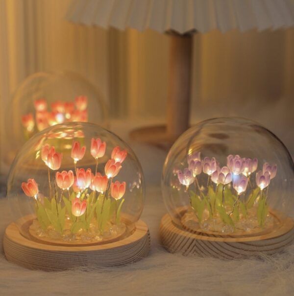 Tulip Lamp – USB Connected Elegant Mood Light for Bedroom & Home Decor - Image 8