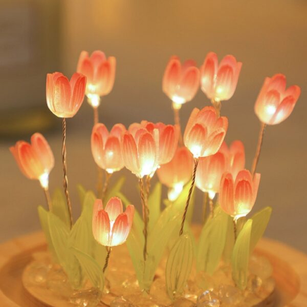 Tulip Lamp – USB Connected Elegant Mood Light for Bedroom & Home Decor - Image 7