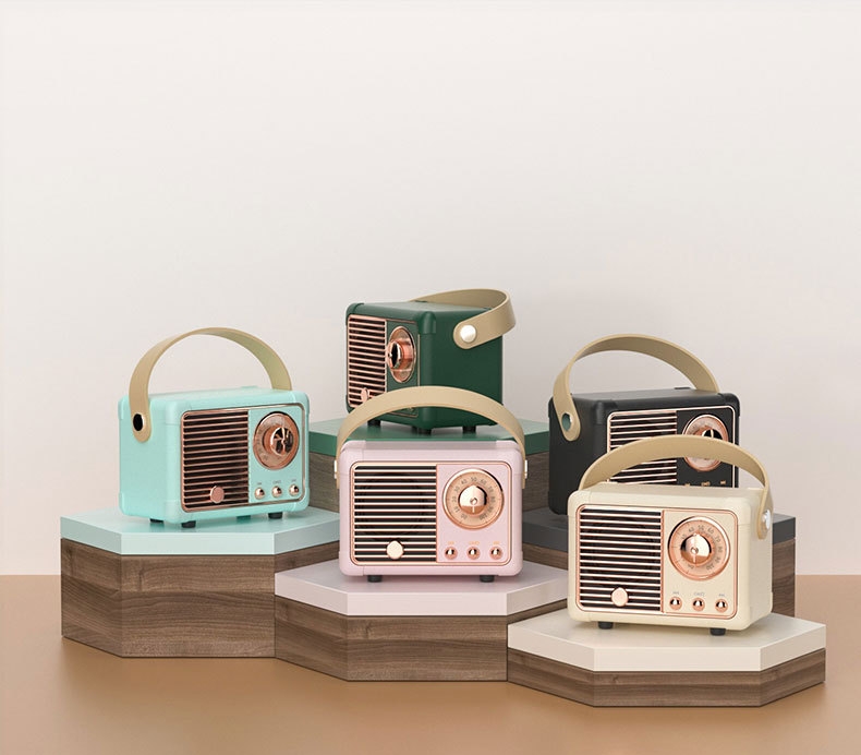 HM11 Retro Mini Bluetooth Speaker – 3W, Vintage Design, Portable Wireless Speaker - Image 7