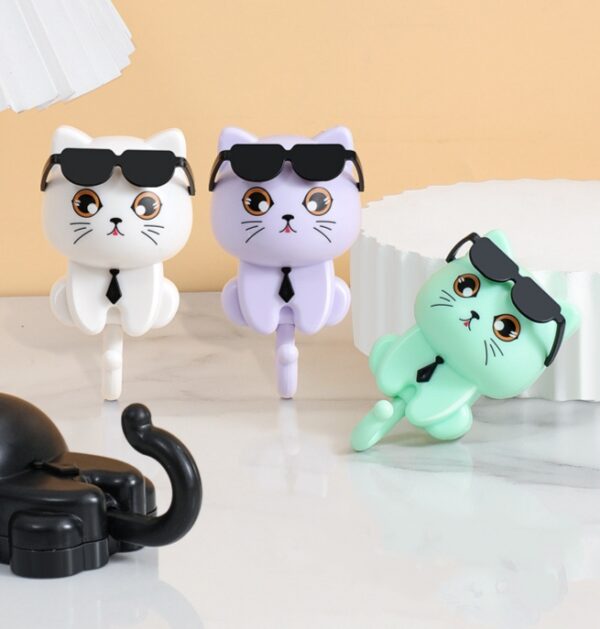 Cool Cat Wall Hook (Self-Adhesive, Waterproof Hanger)