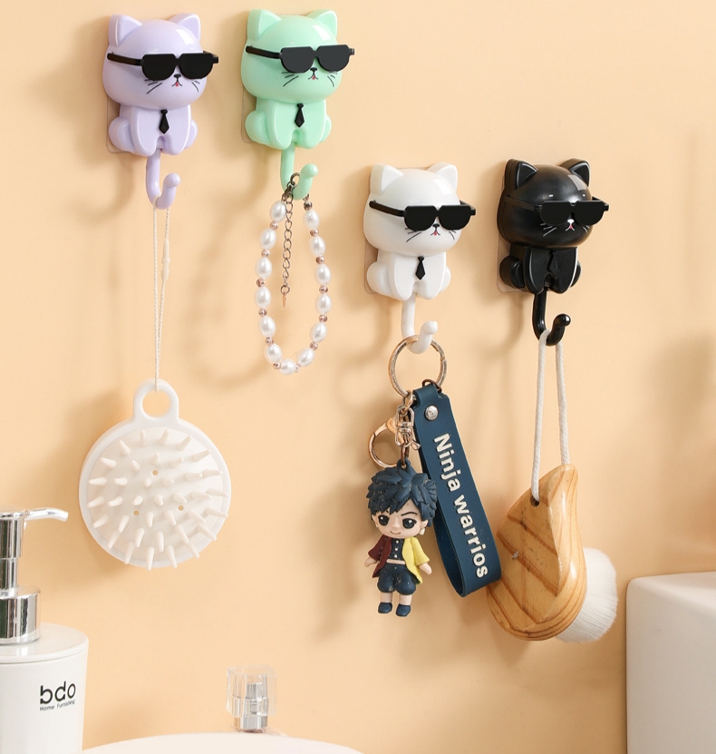Cool Cat Wall Hook (Self-Adhesive, Waterproof Hanger) - Image 5