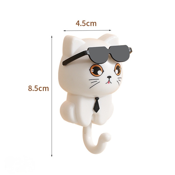 Cool Cat Wall Hook (Self-Adhesive, Waterproof Hanger) - Image 6
