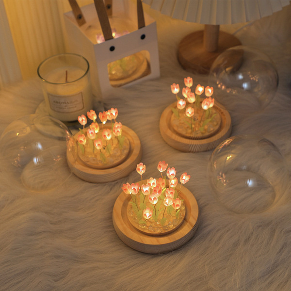 Tulip Lamp – USB Connected Elegant Mood Light for Bedroom & Home Decor - Image 5