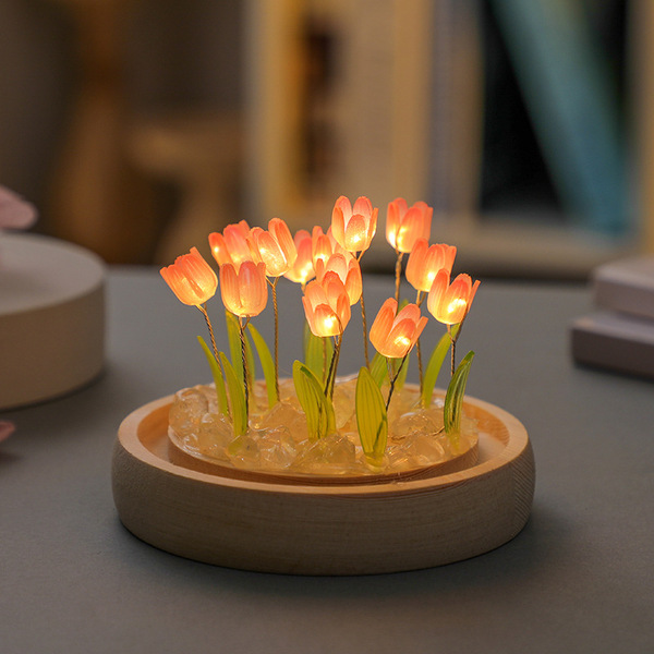 Tulip Lamp – USB Connected Elegant Mood Light for Bedroom & Home Decor - Image 4