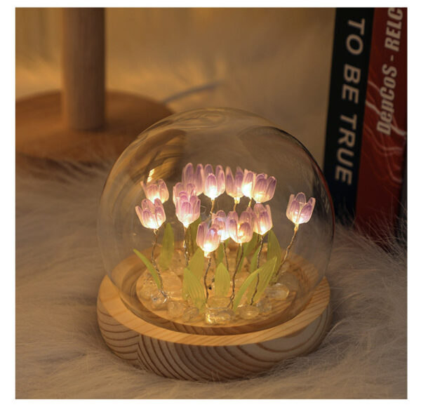 Tulip Lamp – USB Connected Elegant Mood Light for Bedroom & Home Decor - Image 3