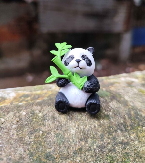 Mini Panda Figurine Set – Cute Decorative Panda - Image 4