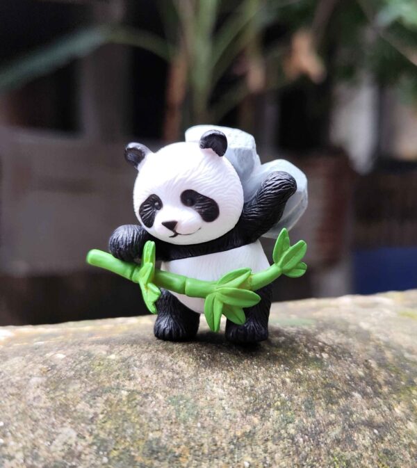 Mini Panda Figurine Set – Cute Decorative Panda