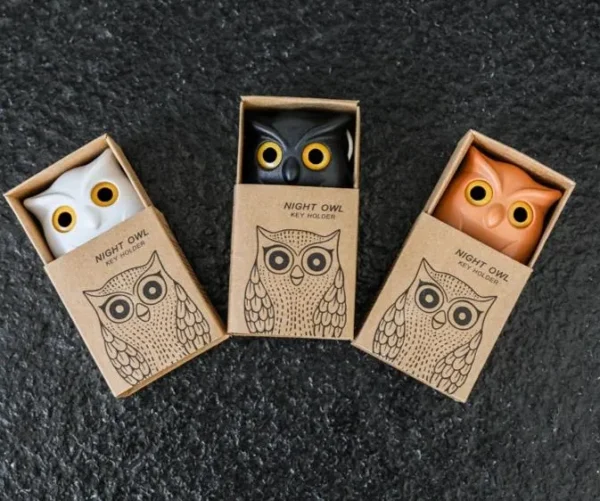 Night Owl Key Holder (Wall Mounted Cute Hanger) - Image 3